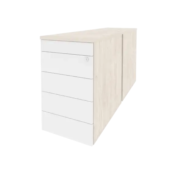 Onix Тумба двойная приставная/опорная (TIP-ON) O.TPO-2.7 TIP 432*1475*750