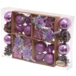 Набор украшений «Сказочное чудо» 3 см (28 предметов),фиолетовый