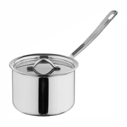 Кастрюля сотейник для подачи 10,9/8 см h6,9 см 425 мл с крышкой нерж. P.L. Proff Cuisine