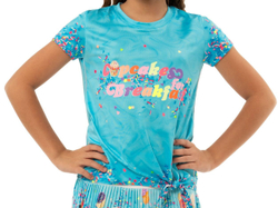 Футболка для девочки теннисная Lucky in Love Novelty Print Cupcake Tee Girls - разноцветный