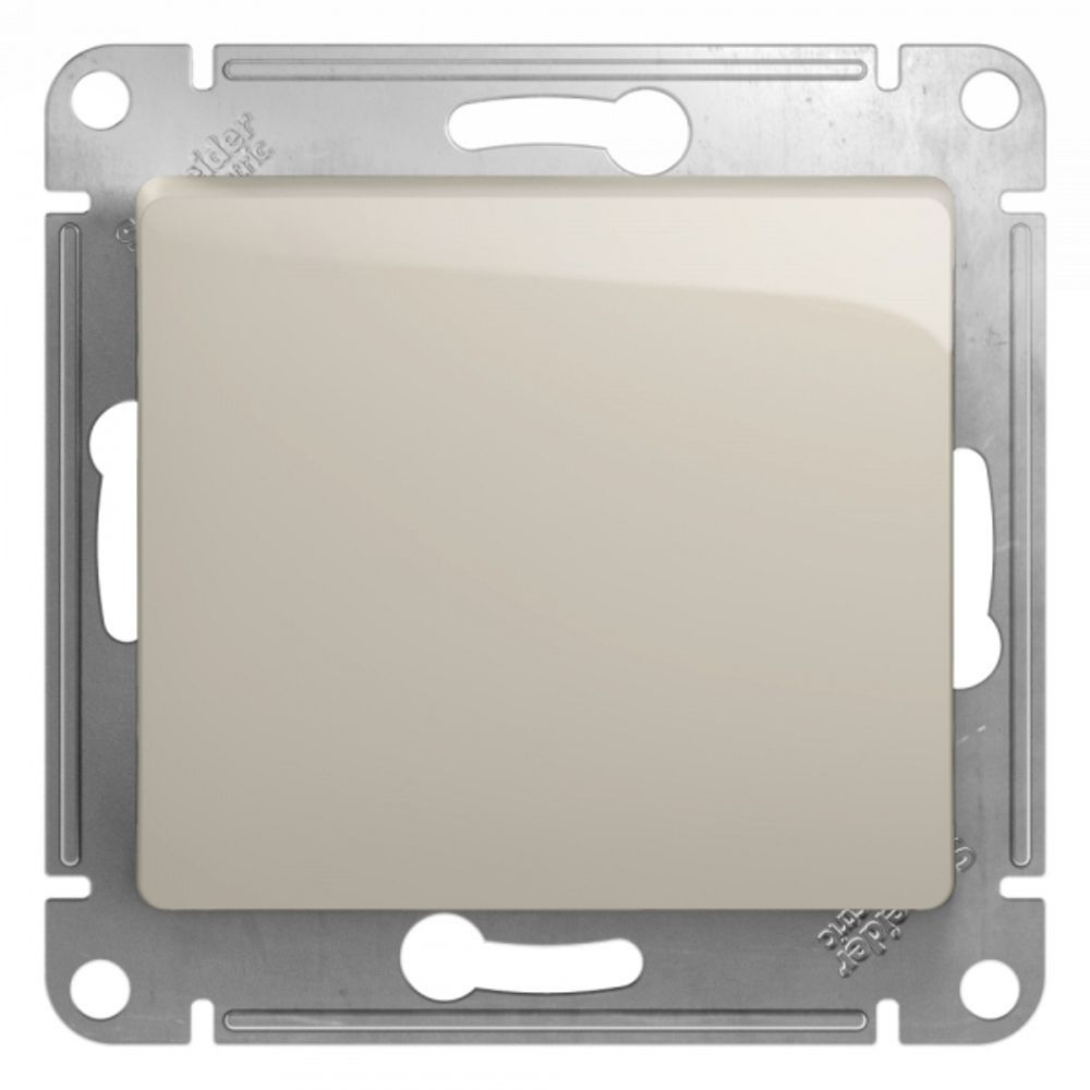 Schneider Electric Glossa Молочный Выключатель 1-клавишный схема 1, 10AX, механизм IP20 скрытая установка 369924