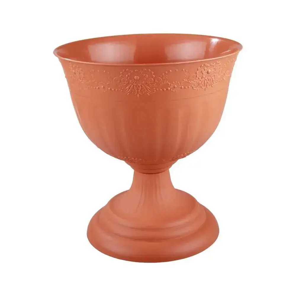 Вазон Венеция 18л (диам. 400мм) (корич.) (комплект 8 шт)