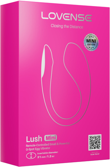 Виброяйцо LOVENSE Lush Mini, розовый