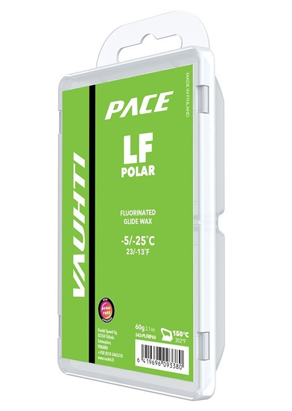 Парафин VAUHTI LF POLAR -5°C/-25°C,  EV343-PLFRP60