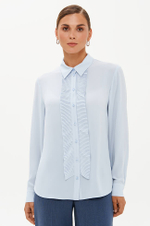 23384 Блузка женская (голубой)