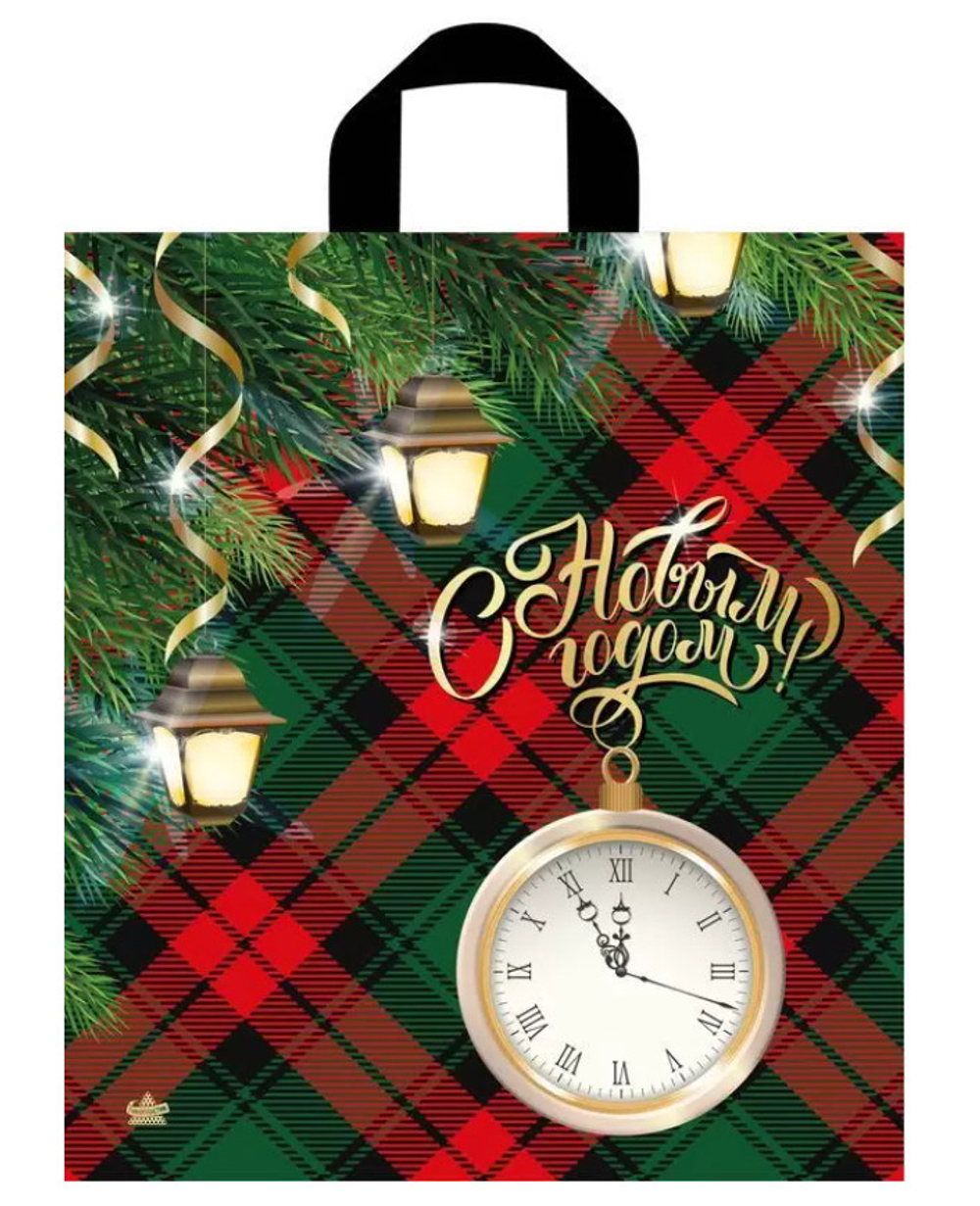 Пакет НГ ФУЖЕРЫ 42*38см 37мк ТИКО Подарочный пакет