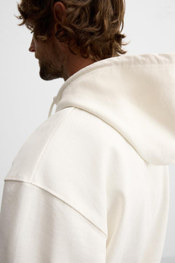 ZARA ХУДИ С КРУГЛЫМ ВЫРЕЗОМ, ЭКРЮ