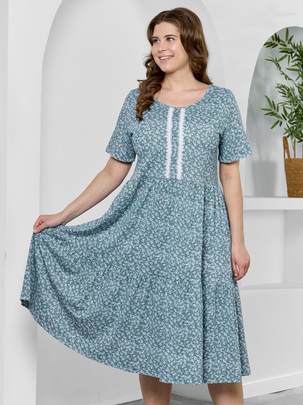 Платье Шелли Виотекс ЗЕЛЁНЫЙ