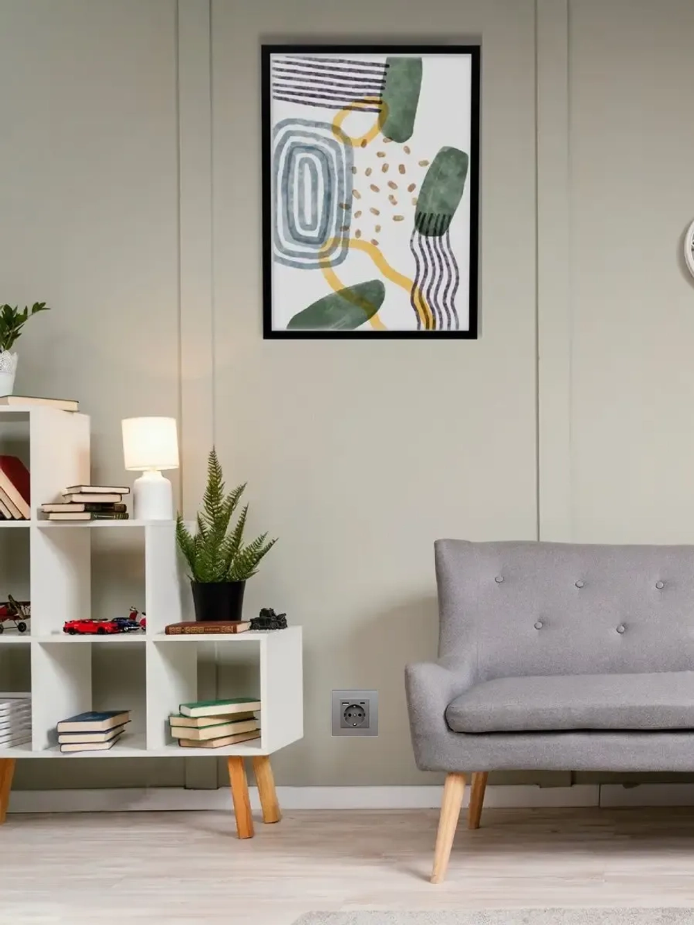 Розетка с заземлением одинарная из стекла с USB и Type-C