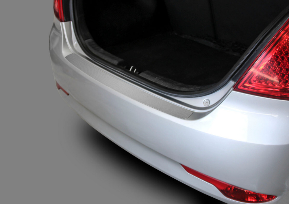 Накладка на задний бампер Rival для Kia Ceed I хэтчбек 2006-2012, нерж. сталь, NB.H.2817.1