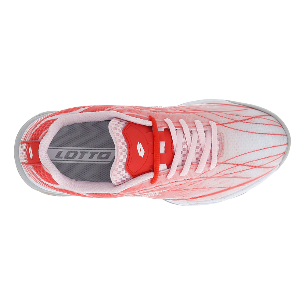 Женские теннисные кроссовки Lotto Mirage 300 Clay Court Shoe Women - Coral, White