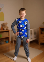 Пижама тонкая на мальчика///Расцветки моделей обновляются каждую неделю. ОСТАВЛЯЕМ ЗА СОБОЙ ПРАВО отправить расцветку, которая есть на складе.