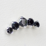 Prium tops with colored gems