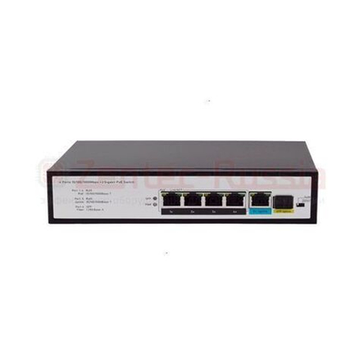 MES-1304-1S неуправляемый промышленный PoE Ethernet коммутатор, 6 портов
