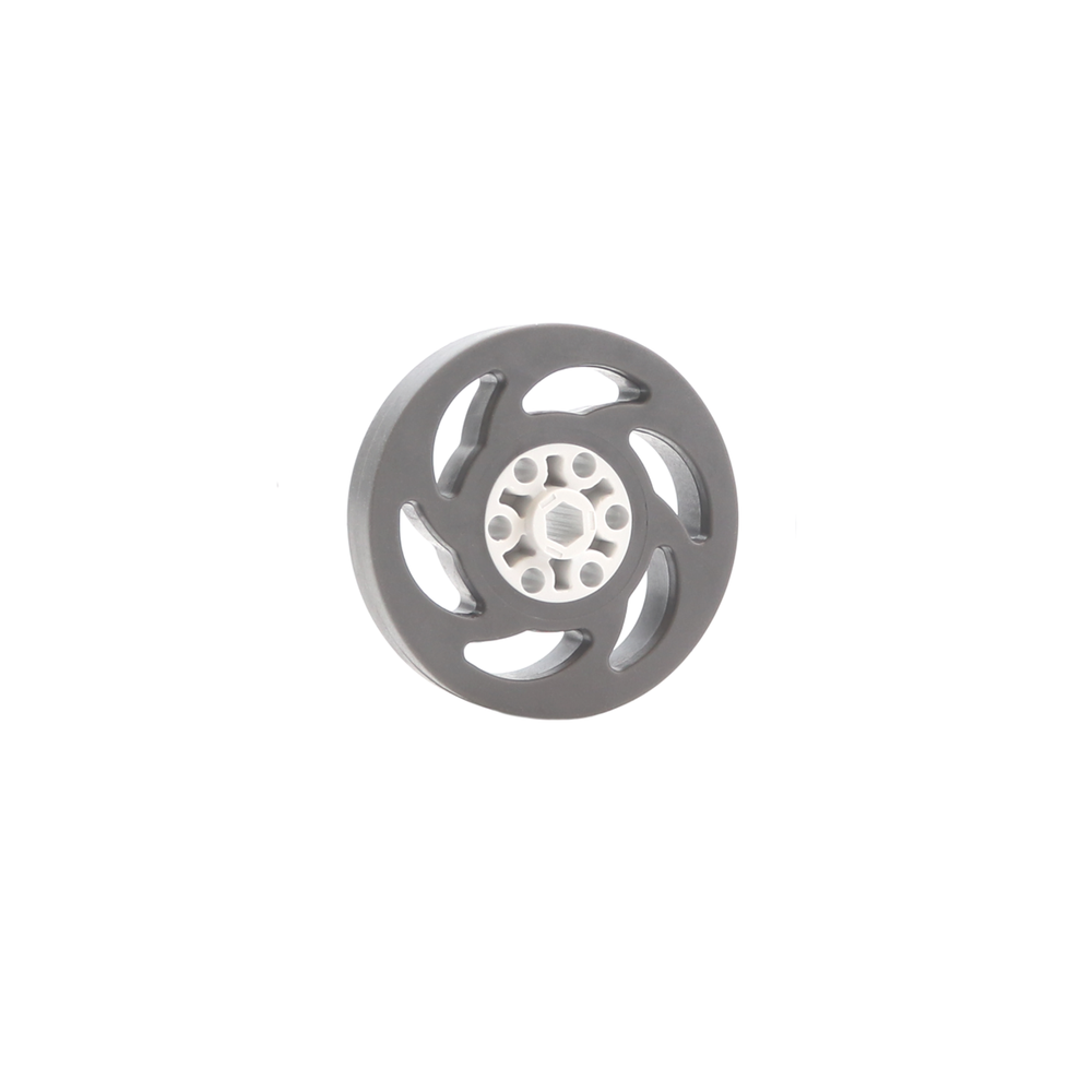 Medium (Gray) - 2in - 5mm Hex Bore - Compliant Wheel - 4 Pack