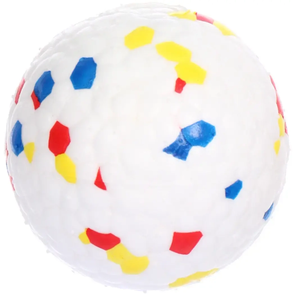 Игрушка - мячик сверх прочный для собак «ЗУБОЧИСТКА», цвет как на фото, d-6,5см (лейбл)✦