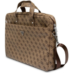 Сумка Guess 4G Bag with Triangle metal logo для ноутбуков 15"/16", Коричневая (GUCB15P4TW)