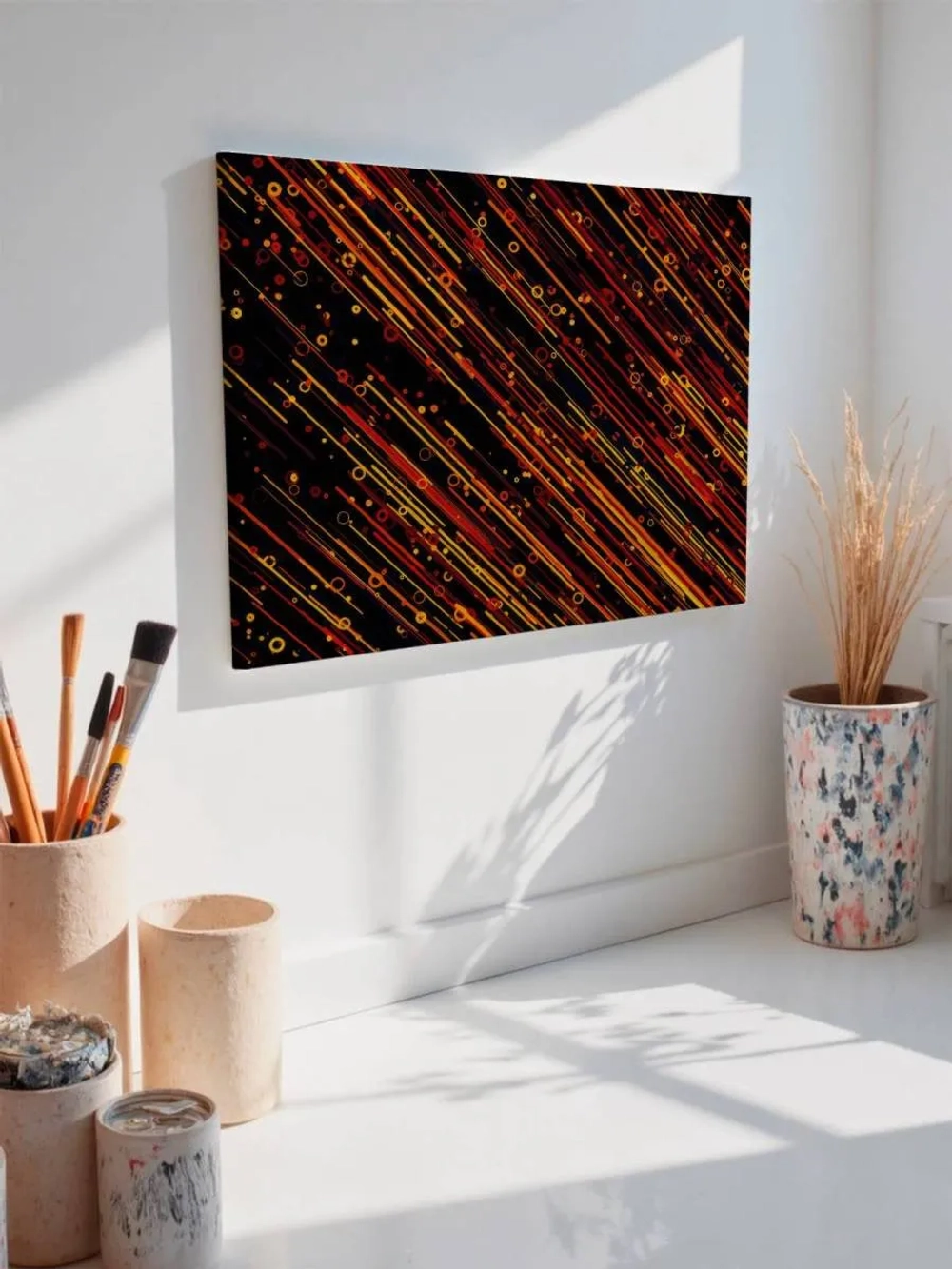 Картина на стену 40 X 50 Узор лучи