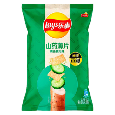 Чипсы Lay's Yam со вкусом огурца