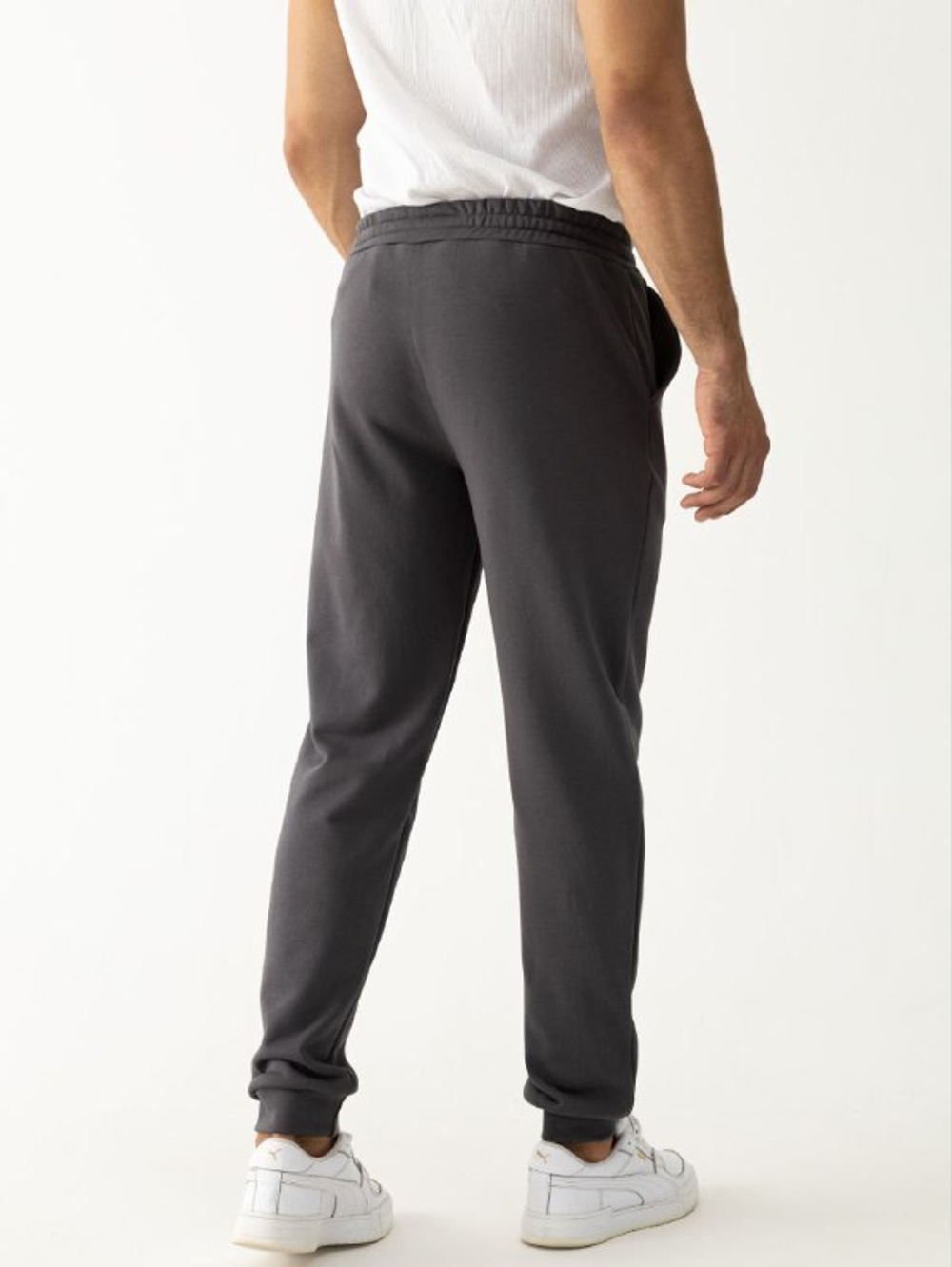 Брюки спортивные мужские(без начеса).Графит