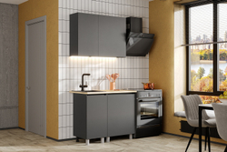 Модульная кухня Денвер 1,0 м, Графит