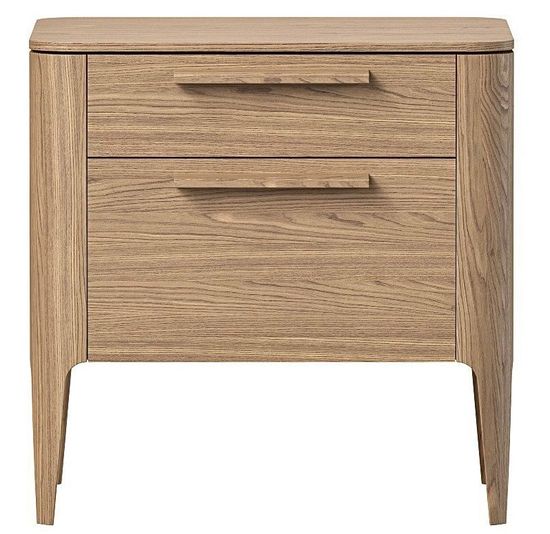Тумба прикроватная Type oak 2 ящика ширина 50 см (натуральный дуб)