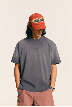 Футболка Nothomme Monterest Garment Dyed серый