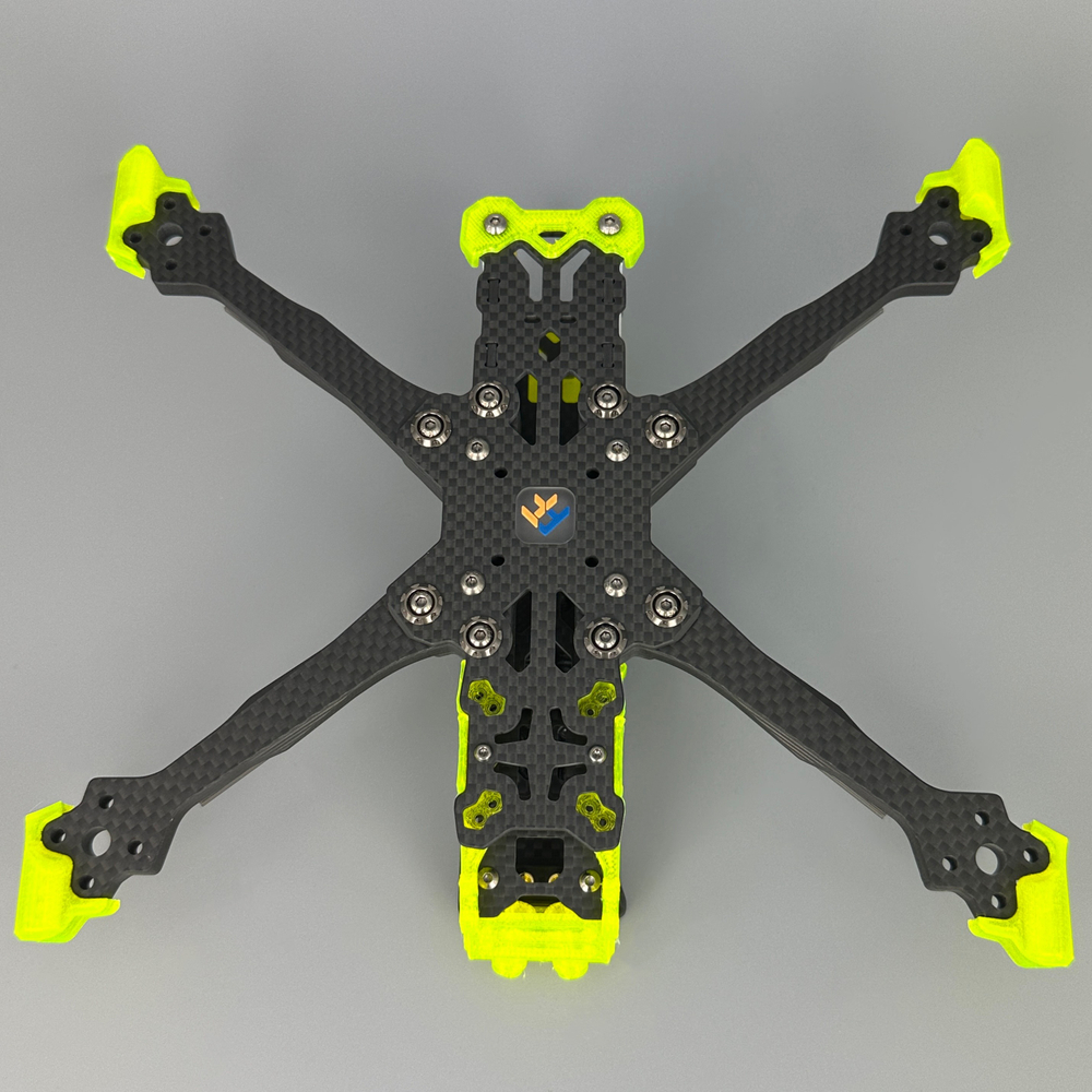 Рама FlyFish RC Volador 2 VX5 T700 (DJI O4 Pro) Желтый