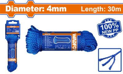 Веревка 4 мм 30 м (64) WADFOW WRZ1304