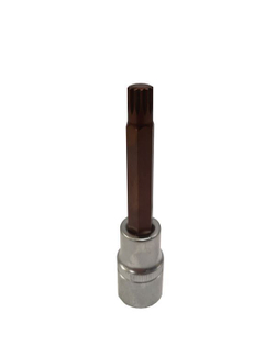 Головка-бита SPLINE 12-лучевая Premium M10 1/2''(L-100мм) RockForce##Rock FORCE RF-34810010 Premium