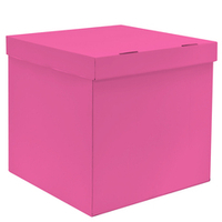 Коробка для воздушных шаров "Сюрприз" Ярко-розовый