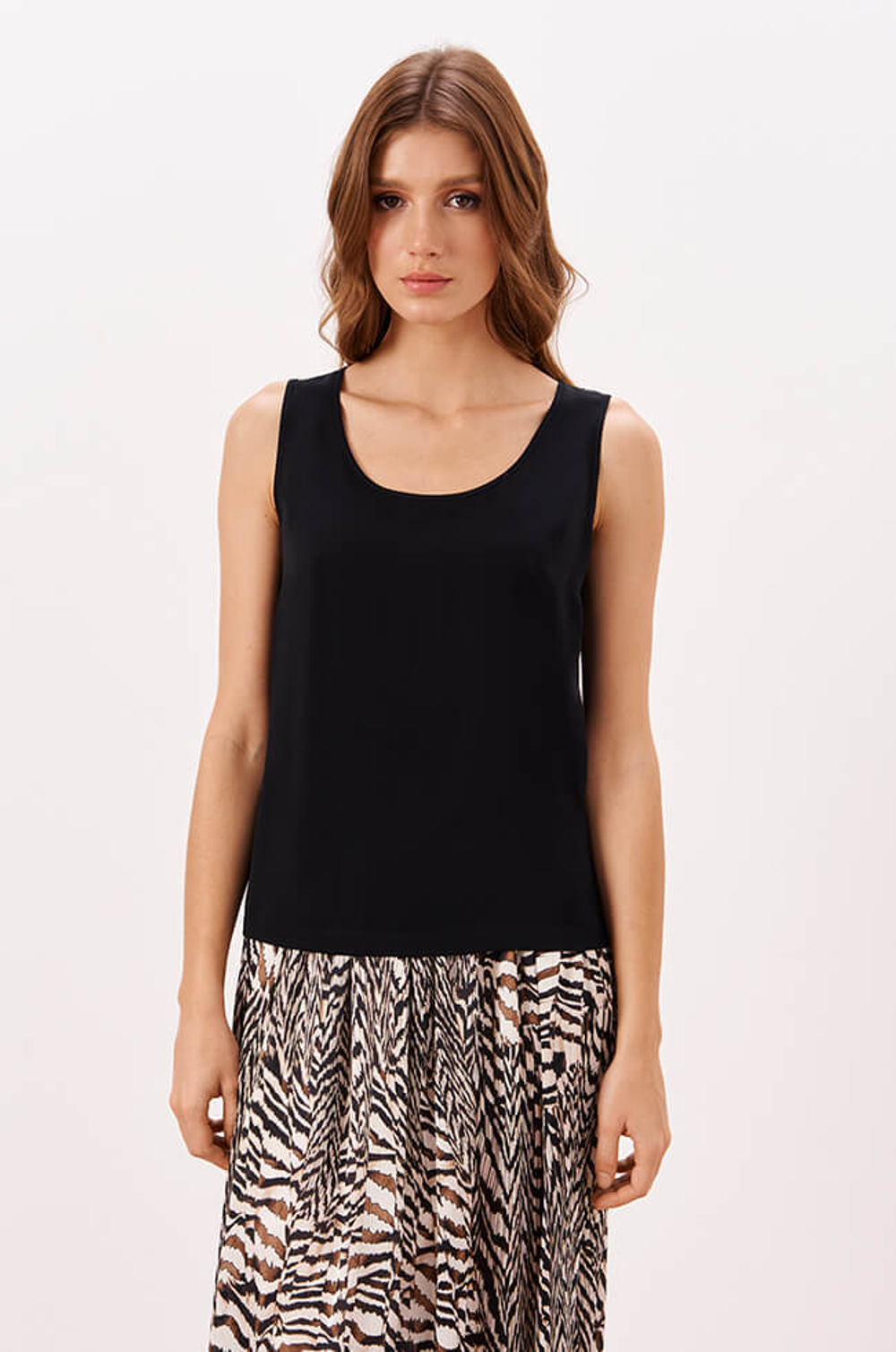 23207 Топ женский (черный)