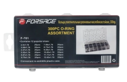 Кольца уплотнительные резиновые маслобензостойкие, 300пр. Forsage F-781