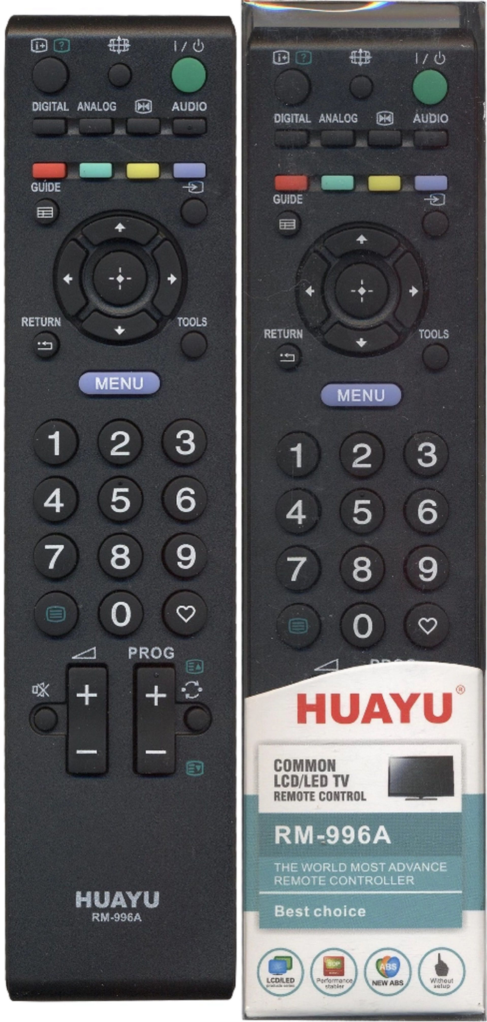 Универсальный пульт RM-996A для телевизоров марки SONY
