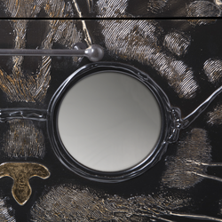 Комод Кот Саймон с 3 ящиками Каштан