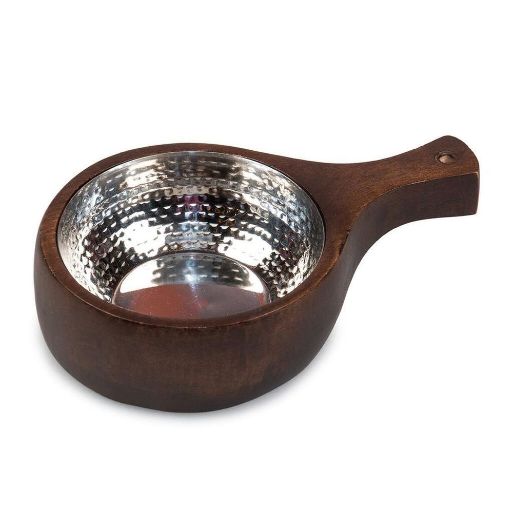 Сковорода для подачи на дерев. подст. 400 мл   круглая нерж. P.L. Proff Cuisine