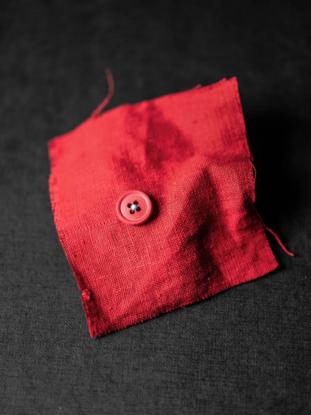 Хлопковые пуговицы 11mm – classic red