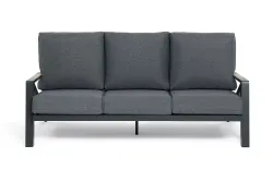 "Лотос" лаунж-зона 5-местная из алюминия, цвет темно-серый