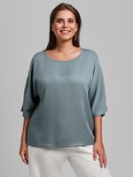 Блузка Летний драйв-2 Виотекс СЕРЫЙ