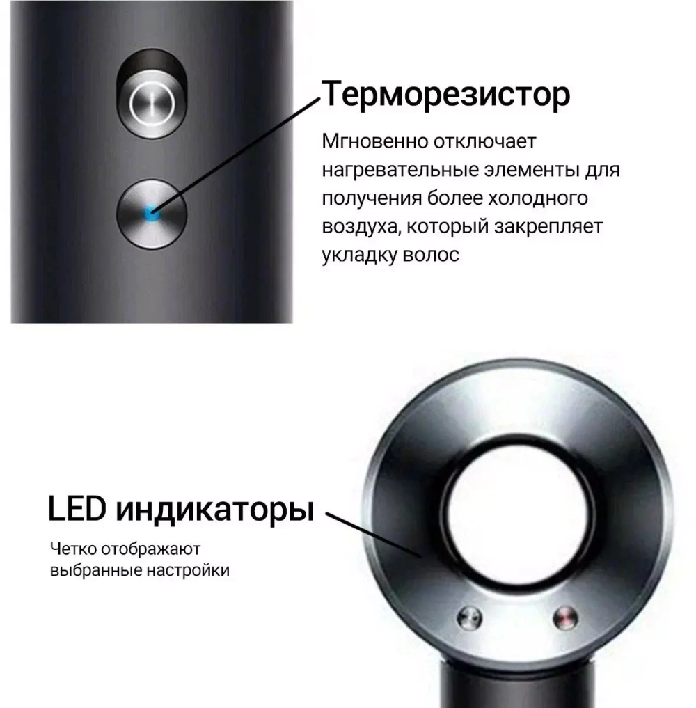 Фен Dyson HD08 Supersonic Hair Dryer Железо/Медь