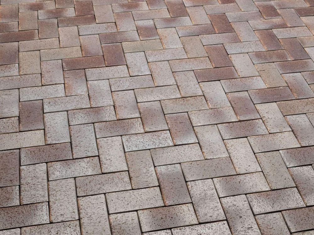 Feldhaus Klinker - P409SKF-ECO, Gala ferrum, обожженный, с фиолетовым нагаром, 200x100x18 - Клинкерная тротуарная брусчатка