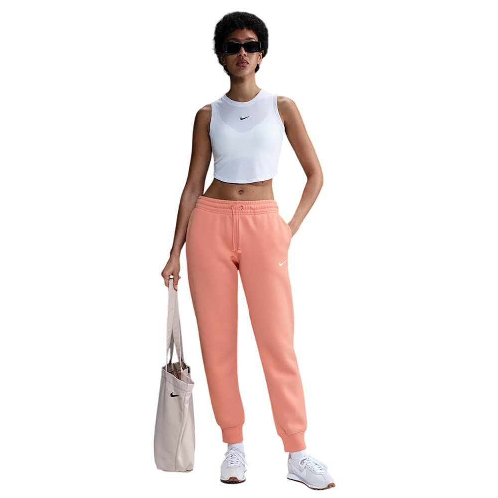 Баскетбольные женские штаны Nike Sportswear Phoenix Fleece Pants Orange