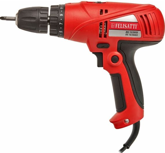 Сетевой шуруповерт Felisatti ДШ-10/260Э2