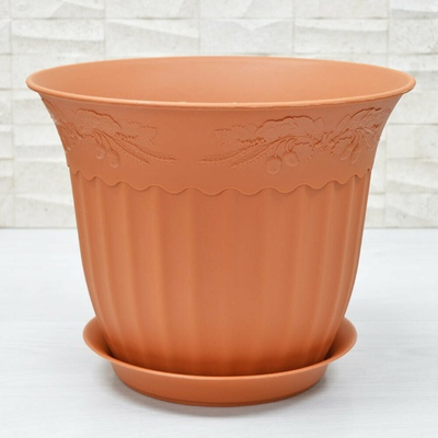Кашпо Дубок 10л 30см терракот