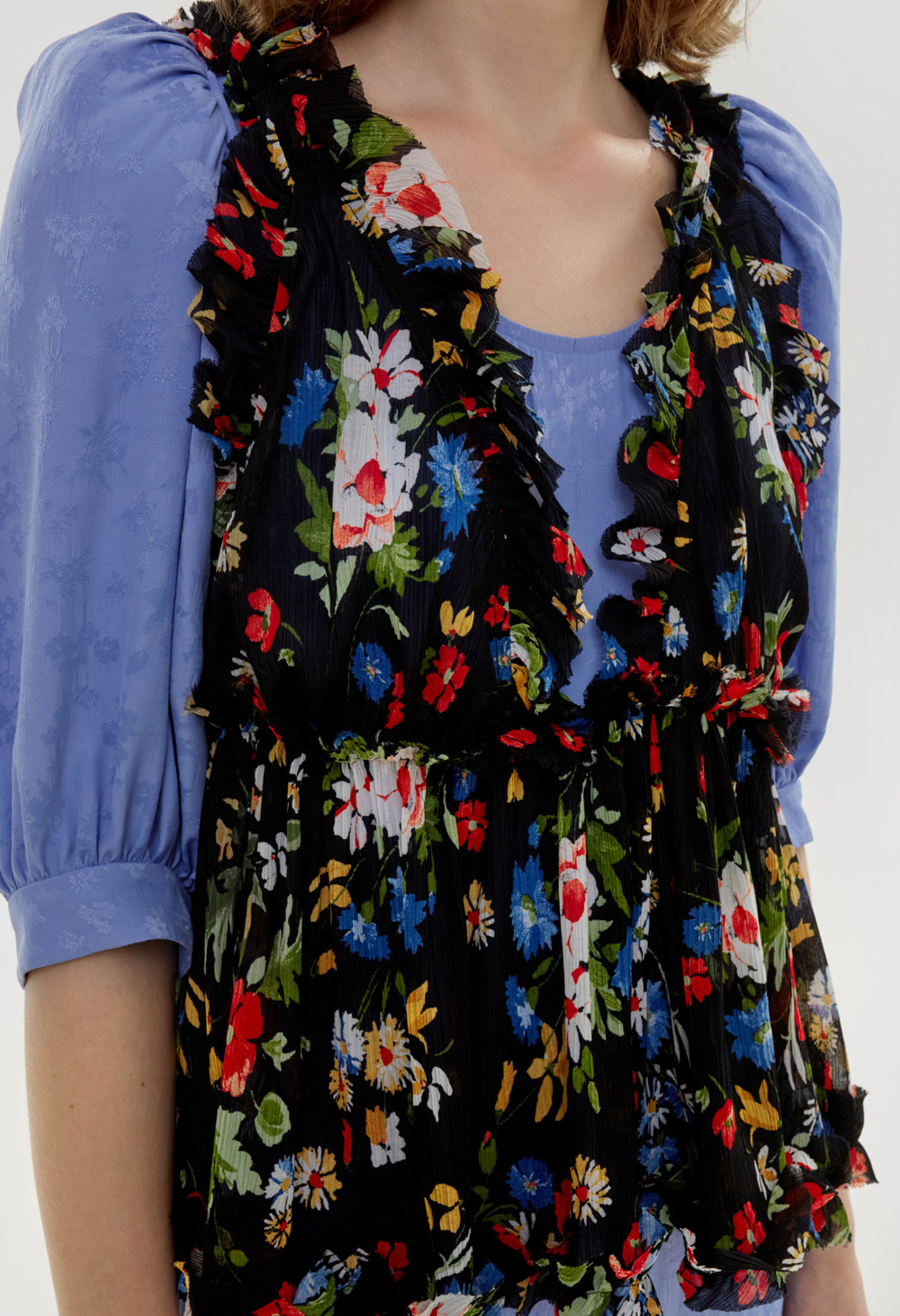 Платье, голубой