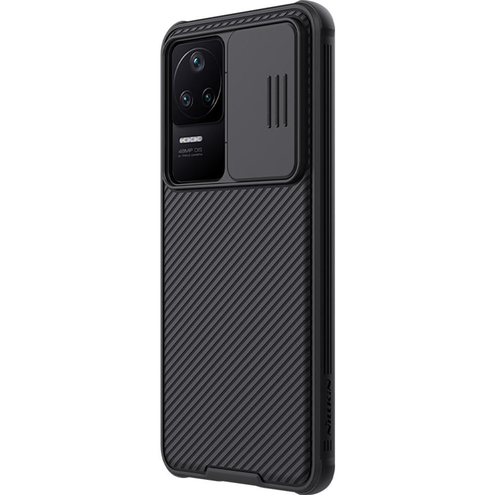 Чехол от Nillkin для смартфона Xiaomi Poco F4 5G (Redmi K40S), серия CamShield Pro, с защитной шторкой для задней камеры