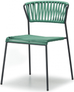 Стул плетеный Scab Design Lisa Filo, антрацит, ментоловый