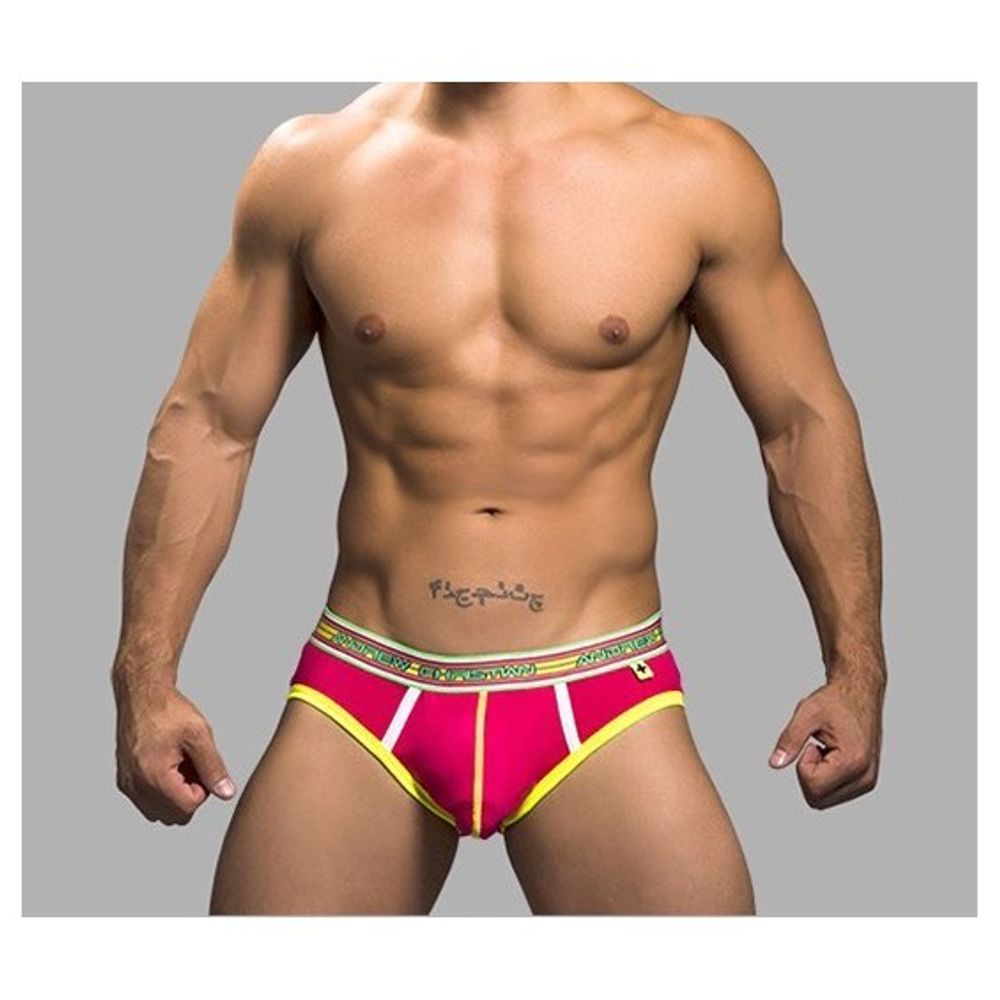 Мужские трусы брифы розовые Andrew Christian Brief Pink
