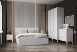 Кровать с ортопедическим основанием Толедо ТКР-1 140х200, Белый