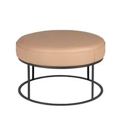 Банкетка из коричневой кожи 5190